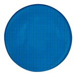 Blue Lego Texture Macro, Blue Dots Background, Lego Round Glass Fridge Magnet (4 pack)