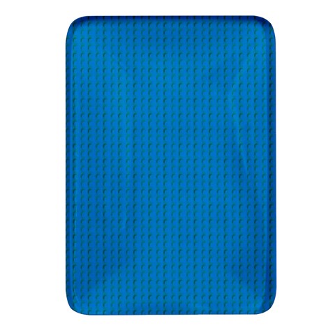 Blue Lego Texture Macro, Blue Dots Background, Lego Rectangular Glass Fridge Magnet (4 pack) from ArtsNow.com Front