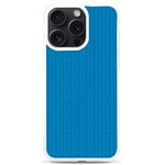 Blue Lego Texture Macro, Blue Dots Background, Lego iPhone 15 Pro Max TPU UV Print Case