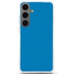 Blue Lego Texture Macro, Blue Dots Background, Lego Samsung Galaxy S24 Ultra 6.9 Inch TPU UV Case