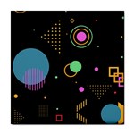 Colartive, Aesthetic, Amoled, Black, Colorful, Desenho Tile Coaster