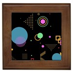 Colartive, Aesthetic, Amoled, Black, Colorful, Desenho Framed Tile