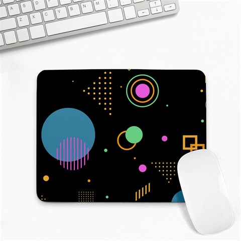 Colartive, Aesthetic, Amoled, Black, Colorful, Desenho Small Mousepad from ArtsNow.com Front