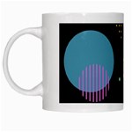 Colartive, Aesthetic, Amoled, Black, Colorful, Desenho White Mug