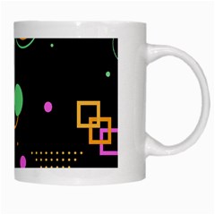 Colartive, Aesthetic, Amoled, Black, Colorful, Desenho White Mug from ArtsNow.com Right