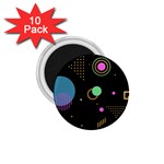 Colartive, Aesthetic, Amoled, Black, Colorful, Desenho 1.75  Magnets (10 pack) 