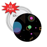 Colartive, Aesthetic, Amoled, Black, Colorful, Desenho 2.25  Buttons (10 pack) 