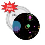 Colartive, Aesthetic, Amoled, Black, Colorful, Desenho 2.25  Buttons (100 pack) 