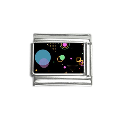 Colartive, Aesthetic, Amoled, Black, Colorful, Desenho Italian Charm (9mm) from ArtsNow.com Front