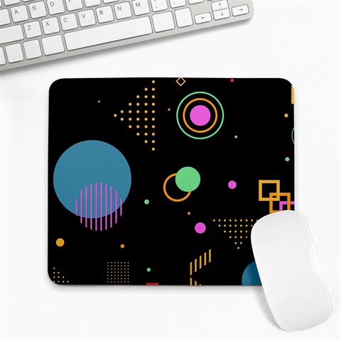 Colartive, Aesthetic, Amoled, Black, Colorful, Desenho Large Mousepad from ArtsNow.com Front