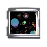 Colartive, Aesthetic, Amoled, Black, Colorful, Desenho Mega Link Italian Charm (18mm)