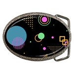 Colartive, Aesthetic, Amoled, Black, Colorful, Desenho Belt Buckles