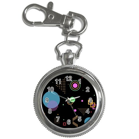 Colartive, Aesthetic, Amoled, Black, Colorful, Desenho Key Chain Watches from ArtsNow.com Front