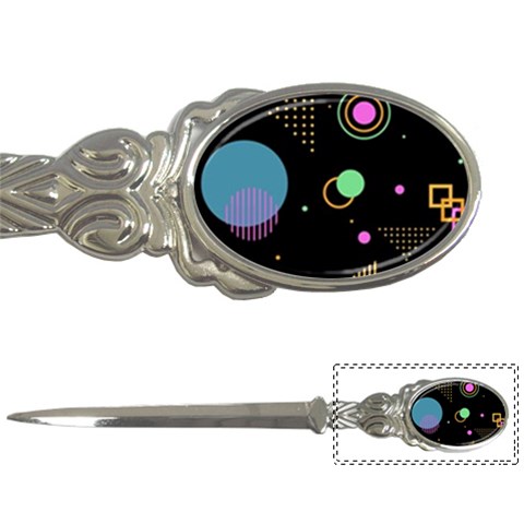 Colartive, Aesthetic, Amoled, Black, Colorful, Desenho Letter Opener from ArtsNow.com Front