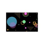 Colartive, Aesthetic, Amoled, Black, Colorful, Desenho Sticker Rectangular (10 pack)