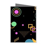 Colartive, Aesthetic, Amoled, Black, Colorful, Desenho Mini Greeting Cards (Pkg of 8)