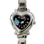 Colartive, Aesthetic, Amoled, Black, Colorful, Desenho Heart Italian Charm Watch