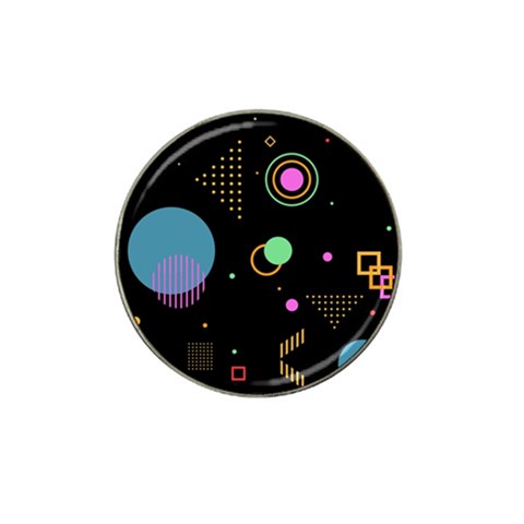 Colartive, Aesthetic, Amoled, Black, Colorful, Desenho Hat Clip Ball Marker (4 pack) from ArtsNow.com Front