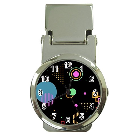 Colartive, Aesthetic, Amoled, Black, Colorful, Desenho Money Clip Watches from ArtsNow.com Front