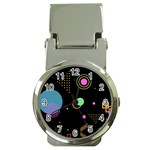 Colartive, Aesthetic, Amoled, Black, Colorful, Desenho Money Clip Watches