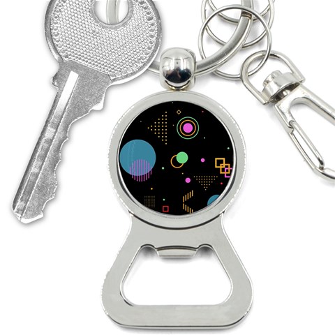 Colartive, Aesthetic, Amoled, Black, Colorful, Desenho Bottle Opener Key Chain from ArtsNow.com Front