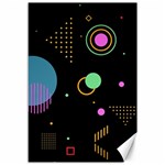 Colartive, Aesthetic, Amoled, Black, Colorful, Desenho Canvas 12  x 18 