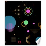 Colartive, Aesthetic, Amoled, Black, Colorful, Desenho Canvas 11  x 14 