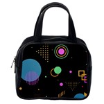 Colartive, Aesthetic, Amoled, Black, Colorful, Desenho Classic Handbag (One Side)