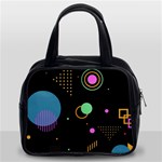 Colartive, Aesthetic, Amoled, Black, Colorful, Desenho Classic Handbag (Two Sides)