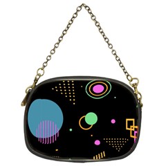 Colartive, Aesthetic, Amoled, Black, Colorful, Desenho Chain Purse (Two Sides) from ArtsNow.com Front