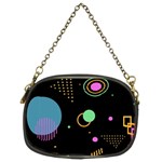 Colartive, Aesthetic, Amoled, Black, Colorful, Desenho Chain Purse (Two Sides)