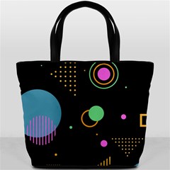 Colartive, Aesthetic, Amoled, Black, Colorful, Desenho Bucket Bag from ArtsNow.com Front