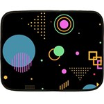 Colartive, Aesthetic, Amoled, Black, Colorful, Desenho Fleece Blanket (Mini)