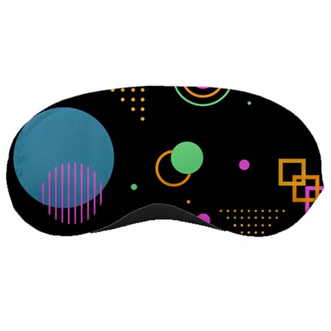 Colartive, Aesthetic, Amoled, Black, Colorful, Desenho Sleep Mask from ArtsNow.com Front