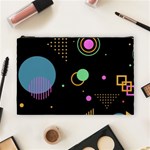 Colartive, Aesthetic, Amoled, Black, Colorful, Desenho Cosmetic Bag (Large)