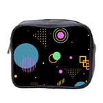 Colartive, Aesthetic, Amoled, Black, Colorful, Desenho Mini Toiletries Bag (Two Sides)