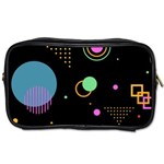 Colartive, Aesthetic, Amoled, Black, Colorful, Desenho Toiletries Bag (Two Sides)