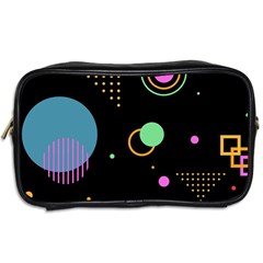 Colartive, Aesthetic, Amoled, Black, Colorful, Desenho Toiletries Bag (Two Sides) from ArtsNow.com Back