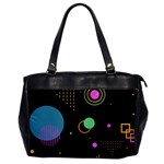 Colartive, Aesthetic, Amoled, Black, Colorful, Desenho Oversize Office Handbag