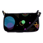 Colartive, Aesthetic, Amoled, Black, Colorful, Desenho Shoulder Clutch Bag