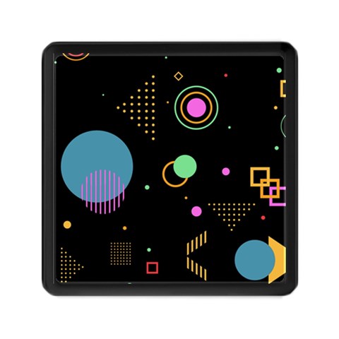 Colartive, Aesthetic, Amoled, Black, Colorful, Desenho Memory Card Reader (Square) from ArtsNow.com Front