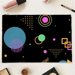 Colartive, Aesthetic, Amoled, Black, Colorful, Desenho Cosmetic Bag (XXL) from ArtsNow.com Front