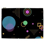 Colartive, Aesthetic, Amoled, Black, Colorful, Desenho Cosmetic Bag (XXL)