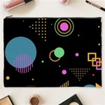 Colartive, Aesthetic, Amoled, Black, Colorful, Desenho Cosmetic Bag (XXXL)