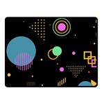 Colartive, Aesthetic, Amoled, Black, Colorful, Desenho Two Sides Fleece Blanket (Small)