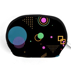 Colartive, Aesthetic, Amoled, Black, Colorful, Desenho Accessory Pouch (Medium) from ArtsNow.com Front