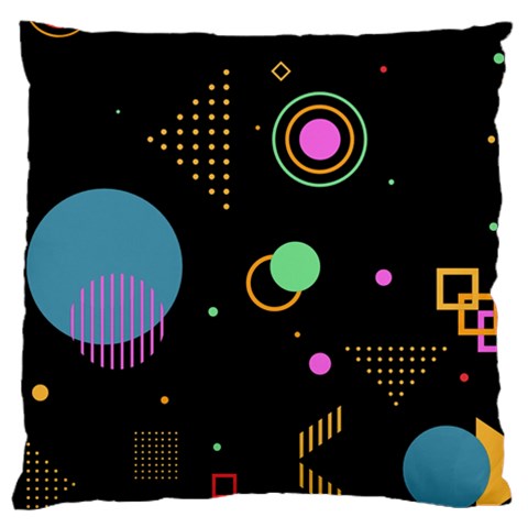 Colartive, Aesthetic, Amoled, Black, Colorful, Desenho Standard Premium Plush Fleece Cushion Case (One Side) from ArtsNow.com Front