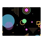 Colartive, Aesthetic, Amoled, Black, Colorful, Desenho Two Sides Premium Plush Fleece Blanket (Mini)