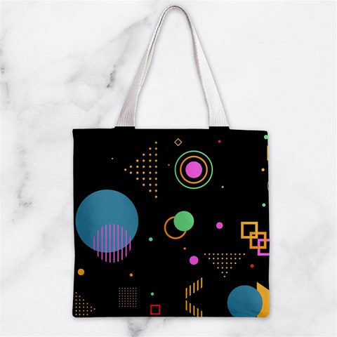 Colartive, Aesthetic, Amoled, Black, Colorful, Desenho Zipper Grocery Tote Bag from ArtsNow.com Front