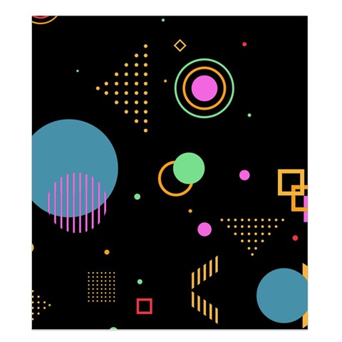 Colartive, Aesthetic, Amoled, Black, Colorful, Desenho Duvet Cover (King Size) from ArtsNow.com Duvet Quilt